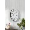 40 cm Beyaz Metal Standart Duvar Saati