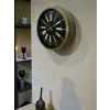 40 Cm Metal Antik Roma Eskitme Duvar Saati