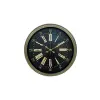 40 Cm Metal Antik Roma Eskitme Duvar Saati