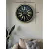 40 Cm Metal Antik Roma Eskitme Duvar Saati