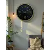 40 Cm Metal Eskitme Vintage Duvar Saati