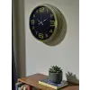 40 Cm Metal Eskitme Vintage Duvar Saati