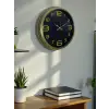 40 Cm Metal Eskitme Vintage Duvar Saati