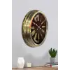 40 cm Metal Gold Roma Rakamlı Duvar Saati