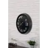 40 cm Siyah Metal Modern Duvar Saati