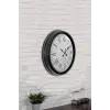 40 cm Siyah Metal Retro Duvar Saati