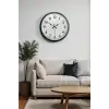 40 cm Siyah Metal Standart Duvar Saati