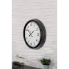 40 cm Siyah Metal Standart Duvar Saati