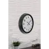 40 cm Siyah Metal Standart Duvar Saati