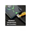 4in1 Type-c 65w To Usb-a + Type-c To Lightning 27w Hızlı Şarj Kablosu Siyah