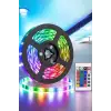 5 Metre Şerit Led Rgb Işıklı Kumandalı Güç Adaptörü Her Ortama Uygun