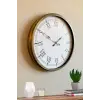 52 cm Eskitme Metal Retro Duvar Saati