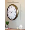 52 cm Eskitme Metal Retro Duvar Saati