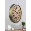 52 cm Eskitme Metal Roma Rakamlı Duvar Saati