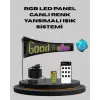 5v Usb Akıllı Piksel Led Panel – Mobil Uygulama Kontrollü, Renkli Işık Efektli