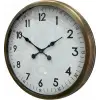 60 cm Eskitme Metal Dekoratif Duvar Saati