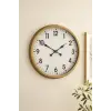 60 cm Eskitme Metal Standart Duvar Saati
