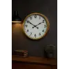 60 Cm Gold Metal Dekoratif Duvar Saati