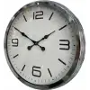 60 cm Krom Metal Dizayn Duvar Saati
