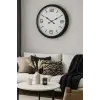 60 cm Siyah Metal Dizayn Duvar Saati