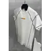 Unisex Dikişli Baskılı Oversize T-Shirt - Beyaz