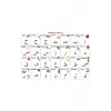 70x100 cm Statik Kağıt Elif-Ba Öğrenme Tahtası
