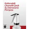 Akıllı Şarjlı Damacana Pompası Tek Tuşla Su Dolum
