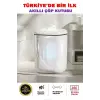 Akıllı Teknolojik Çöp Kutusu Otomatik Sensörlu Çöp Tenekesi Pilli Çöp Kovası 20l