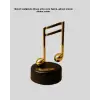 Altın Nota Temalı Müzik Kutusu  Müzikli Hediyelik