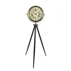 Antik Görünümlü Eskitme Tripod Ayaklı Saat