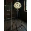 Antik Görünümlü Eskitme Tripod Ayaklı Saat