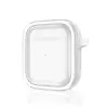 Apple Airpods 4 (4.nesil) Shiny Şeffaf Kılıf - Beyaz