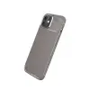 Apple İphone 11 Kılıf Auto Focus Karbon Kapak - Gri
