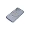 Apple İphone 11 Kılıf Joke Simli Magneticsafe Kılıf - Mavi
