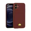 Apple İphone 11 Kılıf Kelvin Kartvizitli Silikon - Bordo