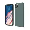 Apple İphone 11 Pro Kılıf First Silikon - Koyu Yeşil