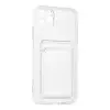 Apple İphone 11 Pro Max Kılıf Kart Şeffaf Silikon - Şeffaf
