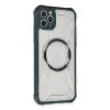 Apple İphone 11 Pro Max Kılıf Prag Magneticsafe Kapak - Koyu Yeşil