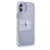 Apple İphone 12 Kılıf Element Silikon - Gümüş