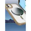 Apple İphone 12 Kılıf Enka Magsafe Silikon Kılıf - Desert