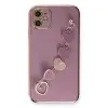 Apple İphone 12 Kılıf Esila Silikon - Mor