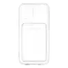 Apple İphone 12 Kılıf Kart Şeffaf Silikon - Şeffaf