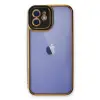 Apple İphone 12 Kılıf Liva Lens Silikon - Siyah
