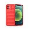 Apple İphone 12 Kılıf Optimum Silikon - Kırmızı