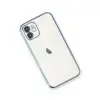 Apple İphone 12 Kılıf Razer Lensli Silikon - Açık Mavi