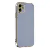 Apple İphone 12 Kılıf Volet Silikon - Mavi