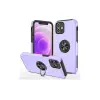 Apple İphone 12 Mini Kılıf Elit Yüzüklü Kapak - Mor
