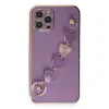 Apple İphone 12 Pro Kılıf Esila Silikon - Mor
