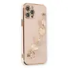 Apple İphone 12 Pro Kılıf Esila Silikon - Pudra