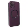 Apple İphone 12 Pro Kılıf Jack Magneticsafe Lens Silikon - Mürdüm